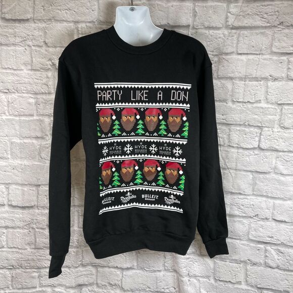 Hyde Bellagio Las Vegas Party Like Don Julio Tequila Christmas Sweatshirt Small - Picture 1 of 5